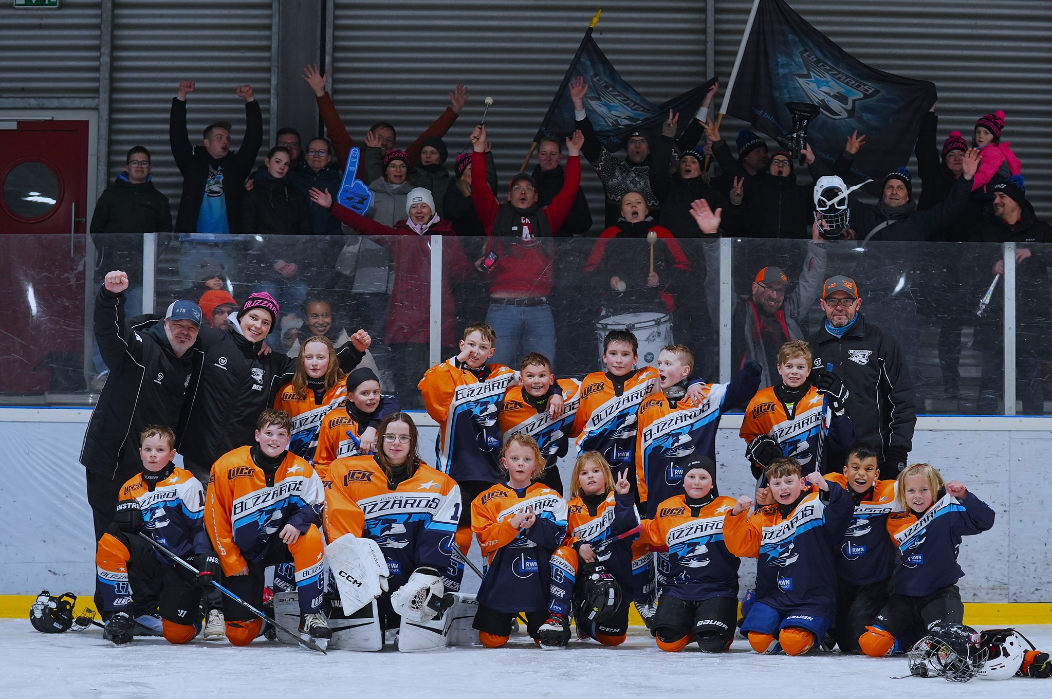 Junior Blizzards Team Skaterhockey
